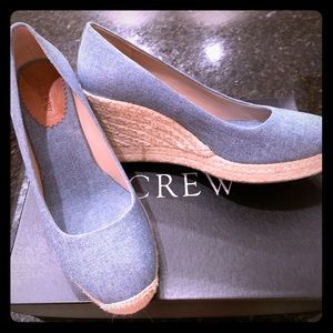 J.Crew wedges NWT